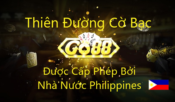 Go88 được cấp phép bởi nhà nước Philippines