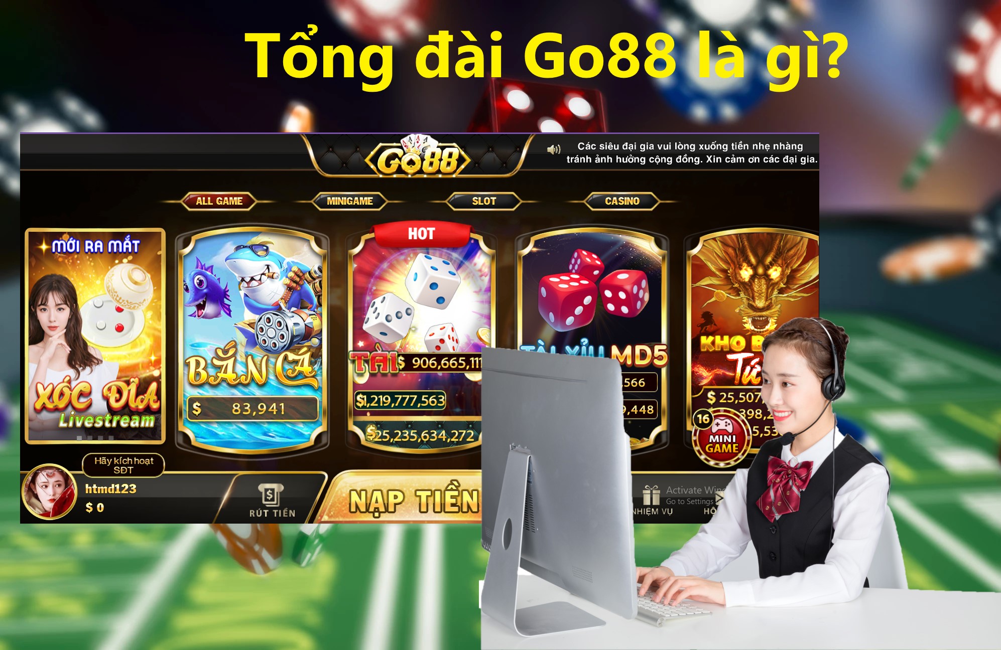 Tổng đài Go88 là gì?