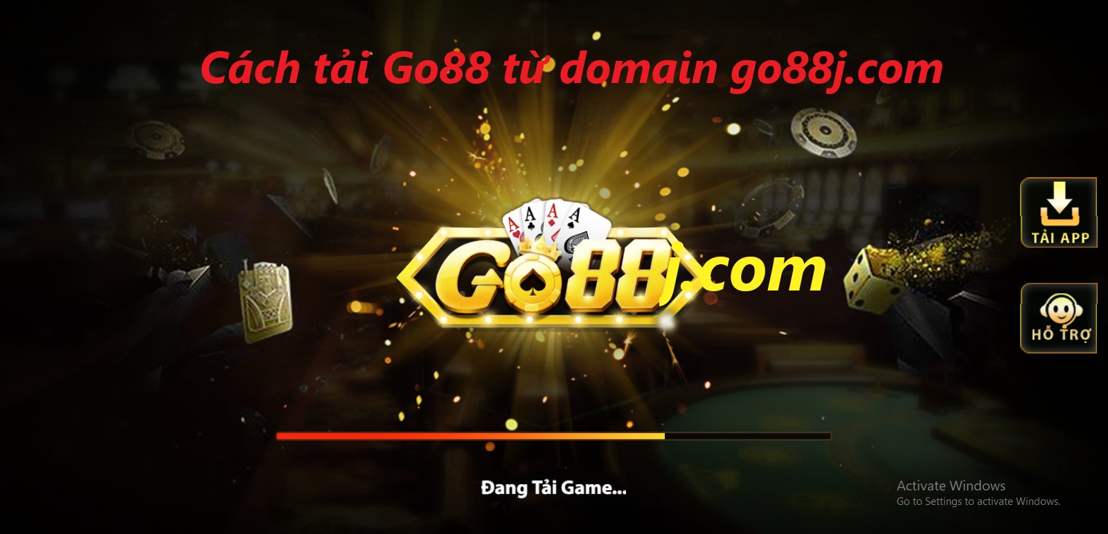 Cách tải Go88 từ doamin go88j.com