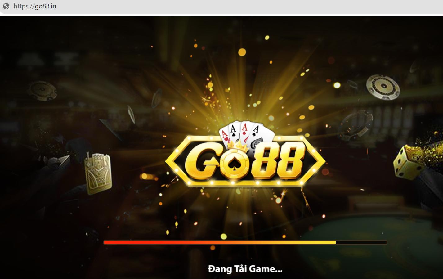 Domain go88.in của cổng game Go88