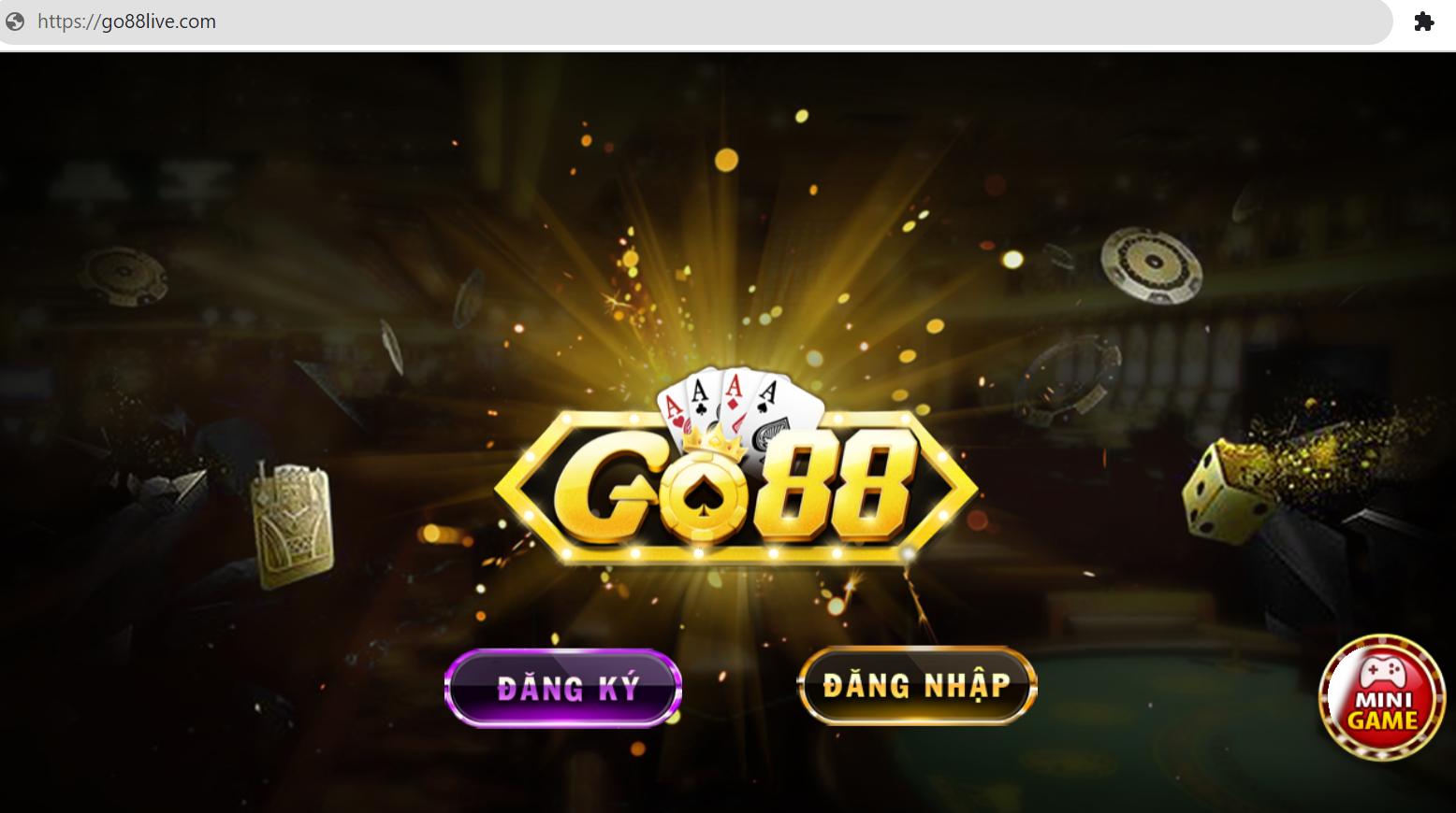 Domain go88live.com của cổng game Go88