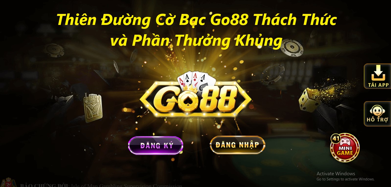 Thiên Đường Cờ Bạc Go88 Thách Thức và Phần Thưởng Khủng