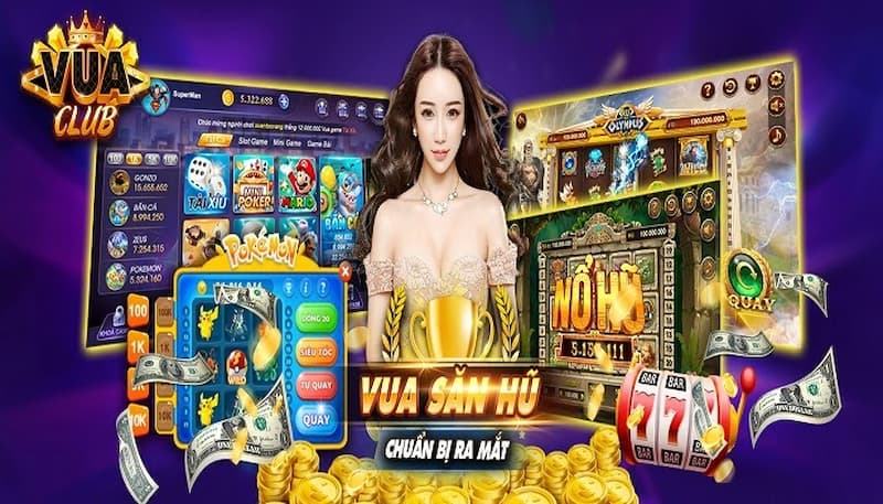 Vuaclub - sân chơi nổ hũ hiện đại, xanh chín