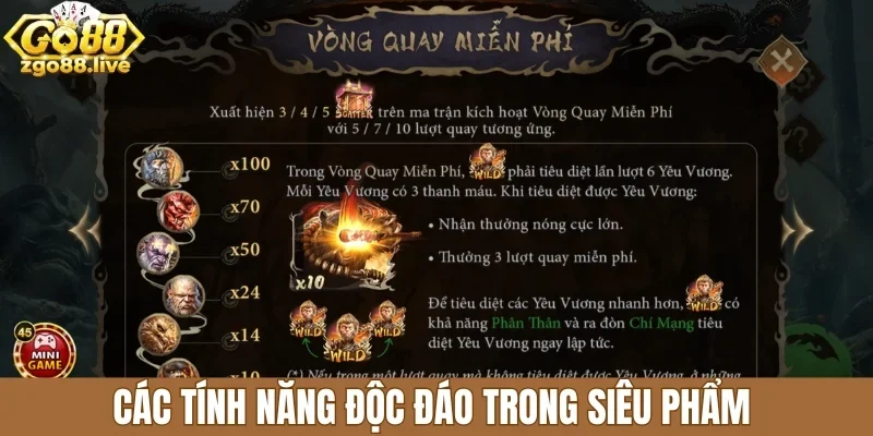 Các tính năng độc đáo trong siêu phẩm 