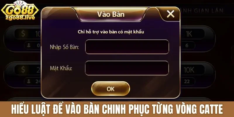 Hiểu luật để vào bàn chinh phục từng vòng chơi catte