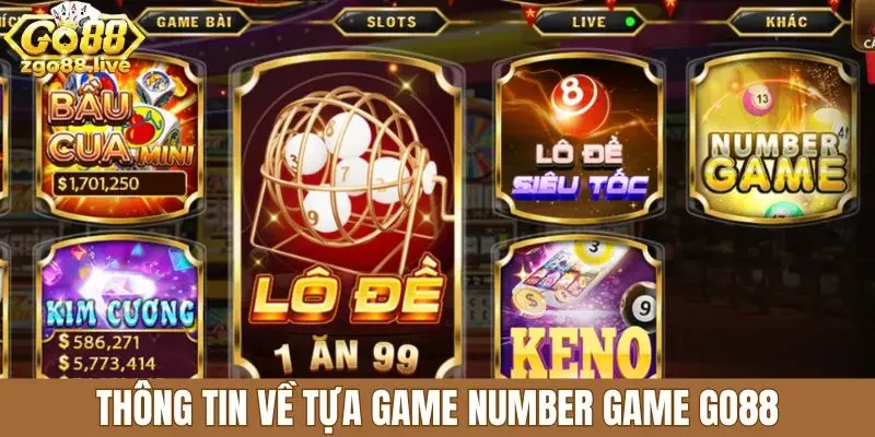 Thông tin về tựa game number game Go88