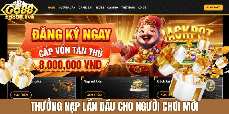 Thưởng nạp lần đầu cho người chơi mới
