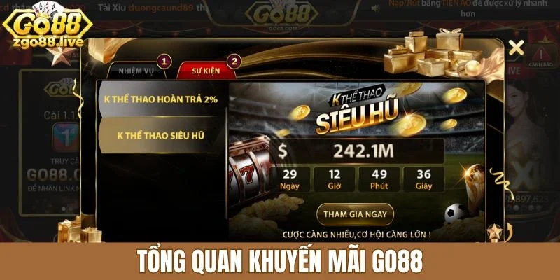 Tổng quan khuyến mãi Go88
