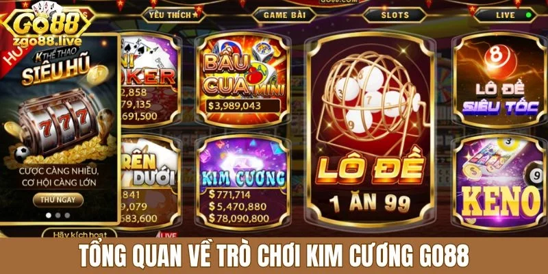 Tổng quan về trò chơi kim cương Go88