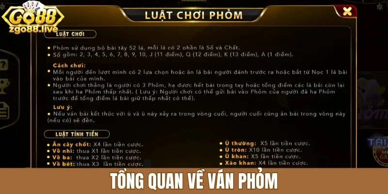 Tổng quan về ván phỏm